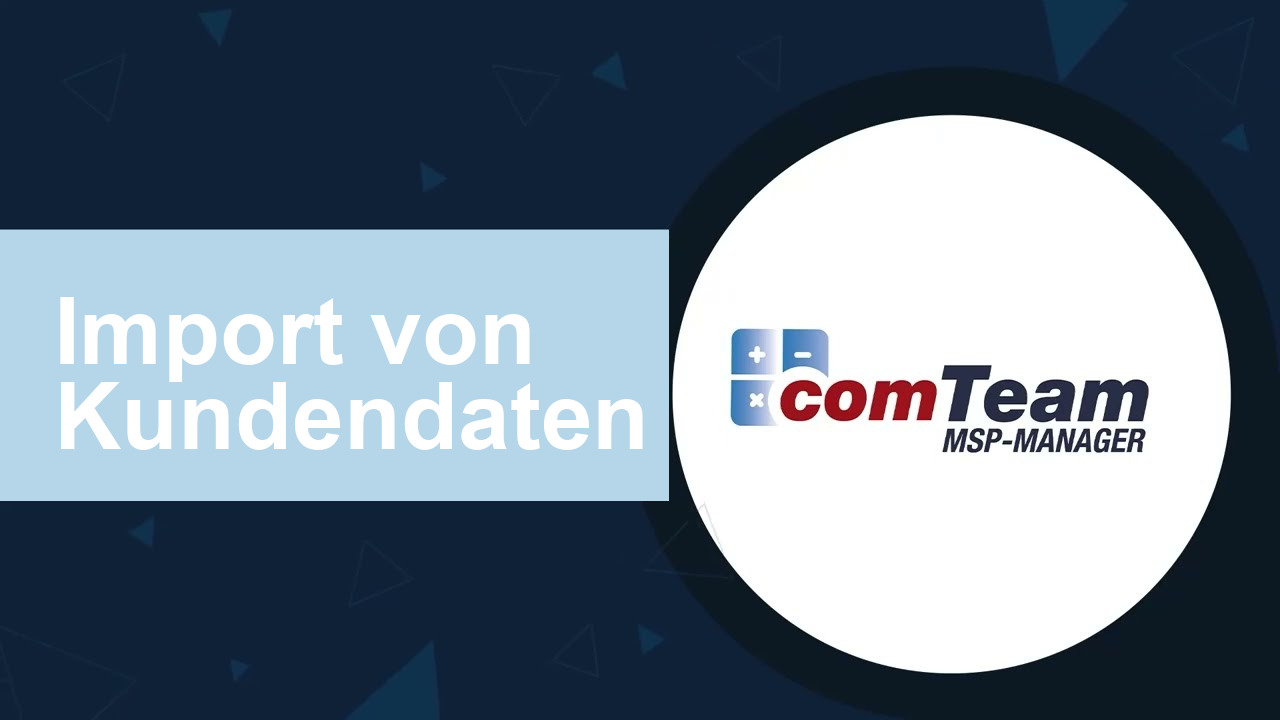 Import von Kundendaten
